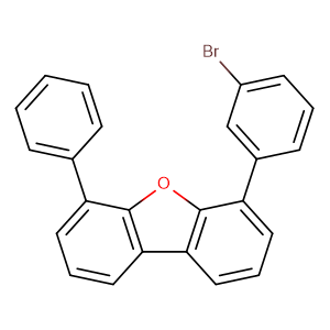 Suministro 4- (3-bromofenil) -6-fenildibenzo [b, d] furano CAS:2088537-45-3