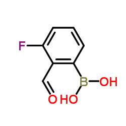 Suministro Ácido 3-fluoro-2-formilfenilborónico CAS:871126-15-7