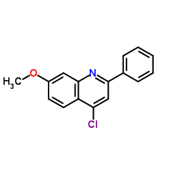 Suministro 4-cloro-7-metoxi-2-fenilquinolina CAS:189816-05-5