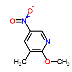 Suministro 2-metoxi-5-nitro-3-picolina CAS:89694-10-0