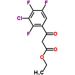 Suministro 3- (3-cloro-2,4,5-trifluorofenil) -3-oxopropanoato de etilo CAS:101987-86-4