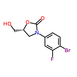 Suministro (R) -3- (4-Bromo-3-fluorofenil) -5- (hidroximetil) oxazolidin-2-ona CAS:444335-16-4