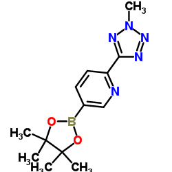 Suministro 2- (2-metil-2H-tetrazol-5-il) -5- (4,4,5,5-tetrametil-1,3,2-dioxaborolan-2-il) piridina CAS:1056039-83-8