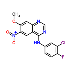 Suministro N- (3-cloro-4-fluorofenil) -7-metoxi-6-nitroquinazolin-4-amina CAS:179552-74-0