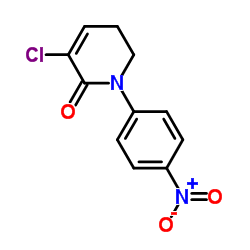 Suministro 3-cloro-1- (4-nitrofenil) -5,6-dihidropiridin-2 (1H) -ona CAS:536760-29-9