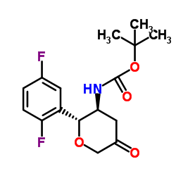 Suministro Ácido N-[(2R, 3S) -2- (2,5-difluorofenil) tetrahidro-5-oxo-2H-piran-3-il] carbámico 1,1-dimetiletil éster CAS:951127-25-6