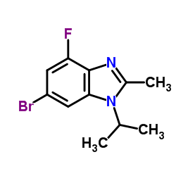Suministro 6-bromo-4-fluoro-1-isopropil-2-metil-1H-benzo [d] imidazol CAS:1231930-33-8