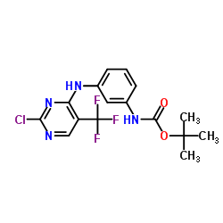 Suministro N- [3 - [[2-cloro-5- (trifluorometil) -4-pirimidinil] amino] fenil] carbámico éster 1,1-dimetiletil CAS:1374507-23-9