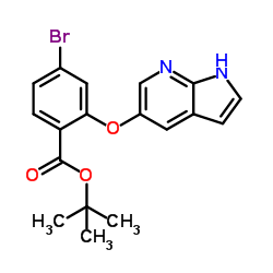 Suministro 1,1-dimetiletil éster del ácido 4-bromo-2- (1H-pirrolo [2,3-b] piridin-5-iloxi) benzoico CAS:1628047-84-6