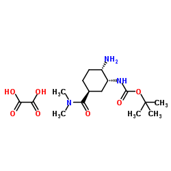 Suministro Oxalato de terc-butil [(1R, 2S, 5S) -2-amino-5 - [(dimetilamino) carbonil] ciclohexil] carbamato CAS:1210348-34-7