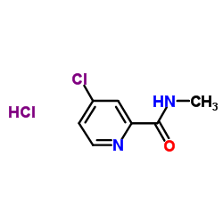 Suministro Clorhidrato de 4-cloro-N-metilpiridina-2-carboxamida CAS:882167-77-3