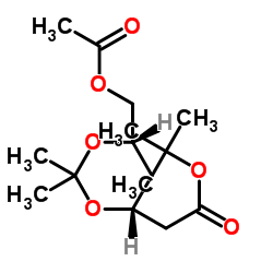 Suministro terc-butil (4R-cis) -6 - [(acetiloxi) metil] -2,2-dimetil-1,3-dioxano-4-acetato CAS:154026-95-6