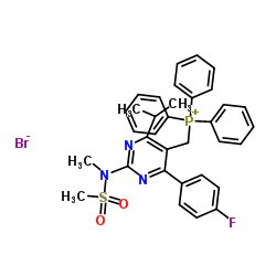 Suministro  [4- (4-fluorofenil) -2- [metil (metilsulfonil) amino] -6-propan-2-ilpirimidin-5-il] metil-trifenilfosfano, bromuro CAS:885477-83-8