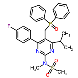 Suministro N- [5- (difenilfosforilmetil) -4- (4-fluorofenil) -6-propan-2-ilpirimidin-2-il] -N-metilmetanosulfonamida CAS:289042-10-0