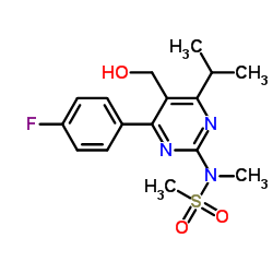 Suministro 4- (4-fluorofenil) -6-isopropil-2 - [(N-metil-N-metilsufonil) amino] pirimidina-5-il-metanol CAS:147118-36-3