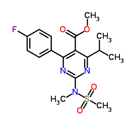 Suministro  4- (4-fluorofenil) -6-isopropil-2 - [(N-metil-N-metilsulfonil) amino] pirimidin-5-carboxilato de metilo CAS:289042-11-1