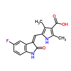 Suministro Ácido 5 - ((Z) - (5-fluoro-2-oxoindolin-3-ilideno) metil) -2,4-dimetil-1H-pirrol-3-carboxílico CAS:356068-93-4