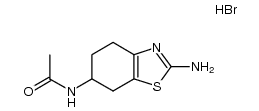 Suministro N- (2-amino-4,5,6,7-tetrahidrobenzo [d] tiazol-6-il) acetamida bromhidrato CAS:104617-50-7