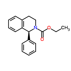 Suministro etil (1S) -1-fenil-3,4-dihidro-1H-isoquinolina-2-carboxilato CAS:180468-42-2
