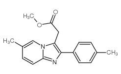 Suministro 2- [6-metil-2- (4-metilfenil) imidazo [1,2-a] piridin-3-il] acetato de metilo CAS:258273-50-6