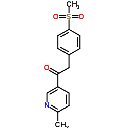 Suministro 1- (6-Metilpiridin-3-il) -2- [4- (metilsulfonil) fenil] etanona CAS:221615-75-4