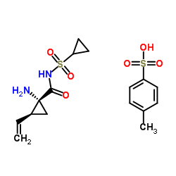 Suministro (1R, 2S) -1-Amino-N- (ciclopropilsulfonil) -2-etenilciclopropanocarboxamida 4-metilbencenosulfonato CAS:1028252-16-5