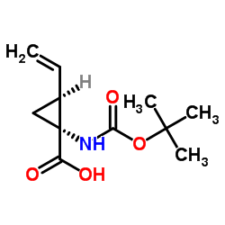 Suministro Ácido (1R, 2S) -1-terc-butoxicarbonilamino-2-vinilciclopropanocarboxílico CAS:159622-10-3