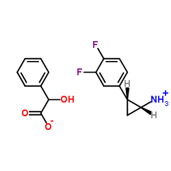 Suministro (1R, 2S) -2- (3,4-Difluorofenil) ciclopropanaminio (2R) -hidroxi (fenil) etanoato CAS:376608-71-8