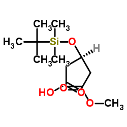 Suministro Ácido (R) -3 - ((terc-butildimetilsilil) oxi) -5-metoxi-5-oxopentanoico CAS:109744-49-2