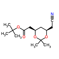 Suministro (4R, 6R) -tert-butil-6-cianometil-2,2-dimetil-1,3-dioxano-4-acetato CAS:125971-94-0