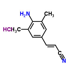 Suministro Clorhidrato de (E) -3- (4-amino-3,5-dimetilfenil) acrilonitrilo CAS:661489-23-2