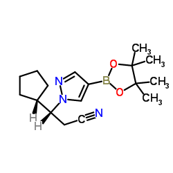 Suministro (R) -3-Ciclopentil-3- (4- (4,4,5,5-tetrametil-1,3,2-dioxaborolan-2-il) -1H-pirazol-1-il) propanenitrilo CAS:1146629-84-6