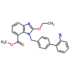 Suministro Metil 1 - ((2'-ciano- [1,1'-bifenil] -4-il) metil) -2-etoxi-1H-benzo [d] imidazol-7-carboxilato CAS:139481-44-0