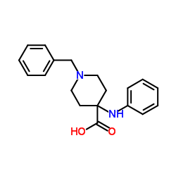 Suministro Ácido 1-bencil-4- (fenilamino) piperidina-4-carboxílico CAS:85098-64-2