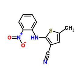 Suministro 5-metil-2 - [(2-nitrofenil) amino] -3-tiofenocarbonitrilo CAS:138564-59-7