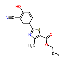 Suministro 2- (3-ciano-4-hidroxifenil) -4-metiltiazol-5-carboxilato de etilo CAS:161798-02-3