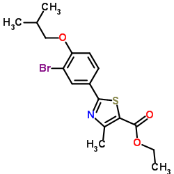 Suministro 2- (3-bromo-4-isobutoxifenil) etil-4-metil-5-tiazolcarboxilato de etilo CAS:144060-96-8