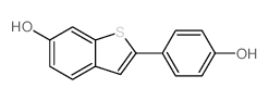 Suministro 2- (4-hidroxifenil) -1-benzotiofen-6-ol CAS:63676-22-2