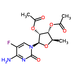 Suministro 2 ', 3'-di-O-acetil-5'-desoxi-5-fluorocitidina CAS:161599-46-8