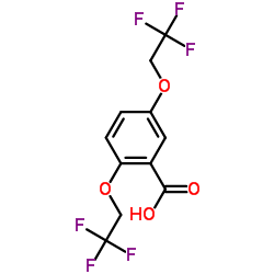 Suministro Ácido 2,5-bis (2,2,2-trifluoroetoxi) benzoico CAS:35480-52-5