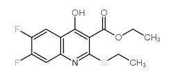 Suministro 6,7-difluoro-2-etilmercapto-4-hidroxiquinolina-3-carboxilato de etilo CAS:154330-67-3
