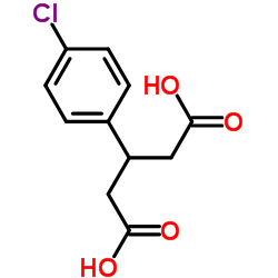 Suministro Ácido 3- (4-clorofenil) pentanodioico CAS:35271-74-0