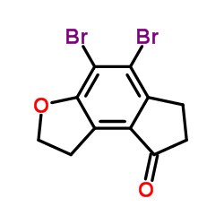 Suministro 4,5-dibromo-1,2,6,7-tetrahidrociclopenta [e] [1] benzofuran-8-ona CAS:196597-77-0