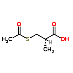 Suministro (S) - (-) - Ácido 3- (acetiltio) -2-metilpropiónico CAS:76497-39-7