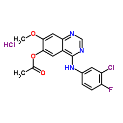 Suministro [4- (3-cloro-4-fluoroanilino) -7-metoxiquinazolin-6-il] acetato, clorhidrato CAS:184475-70-5