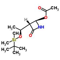 Suministro (3S, 4R) -4-Acetoxi-3 - [(R) -1- (terc-butildimetilsililoxi) etil] azetidin-2-ona CAS:76855-69-1