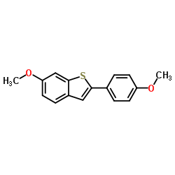 Suministro 6-metoxi-2- (4-metoxifenil) benzo [b] tiofeno CAS:63675-74-1