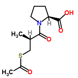 Suministro (S) -3-acetiltio-2-metilpropionil-L-prolina CAS:64838-55-7