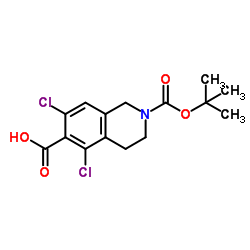 Suministro Ácido N-Boc-5,7-dicloro-1,2,3,4-tetrahidroisoquinolin-6-carboxílico CAS:851784-82-2