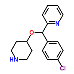 Suministro 2 - ((4-clorofenil) (piperidin-4-iloxi) metil) piridina CAS:122368-54-1